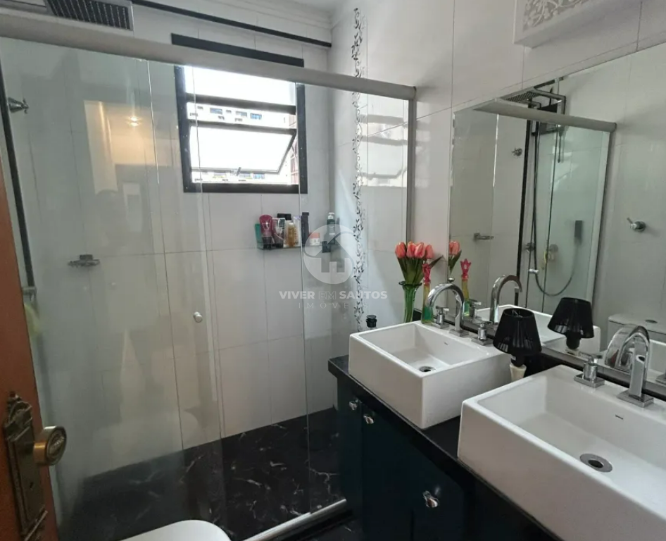 Apartamento com 3 Quartos com vista livre no Gonzaga em Santos em Gonzaga, Santos — foto 8
