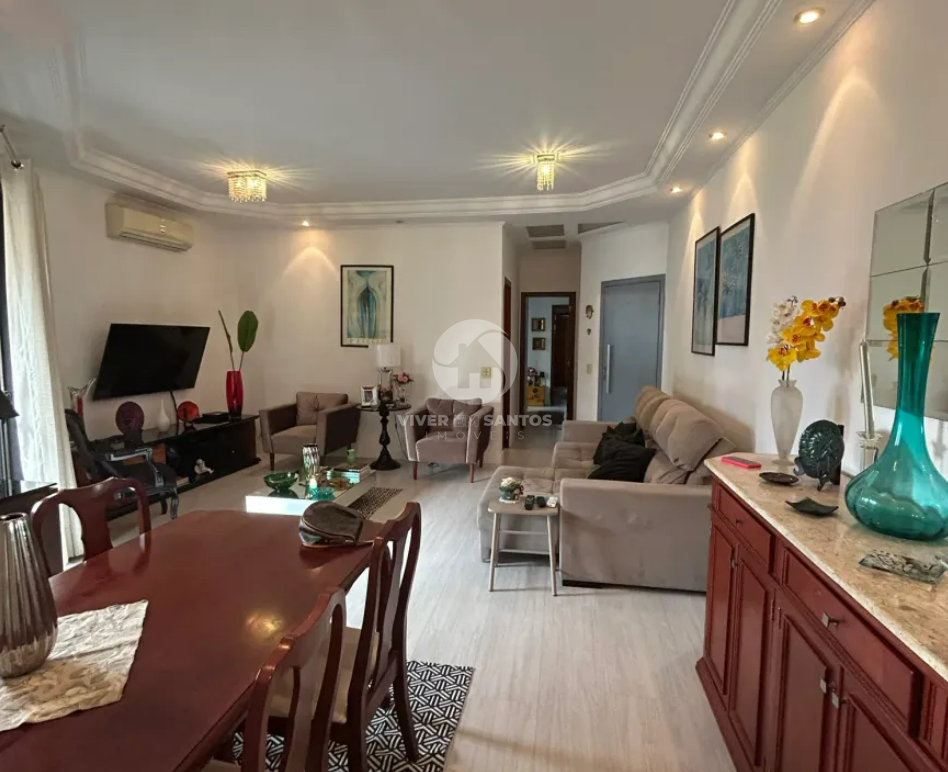 Apartamento com 3 Quartos com vista livre no Gonzaga em Santos em Gonzaga, Santos — foto 4