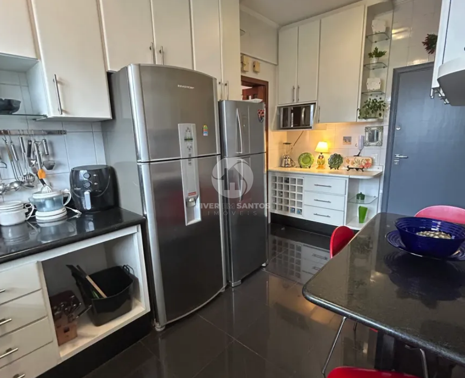 Apartamento com 3 Quartos com vista livre no Gonzaga em Santos em Gonzaga, Santos — foto 14