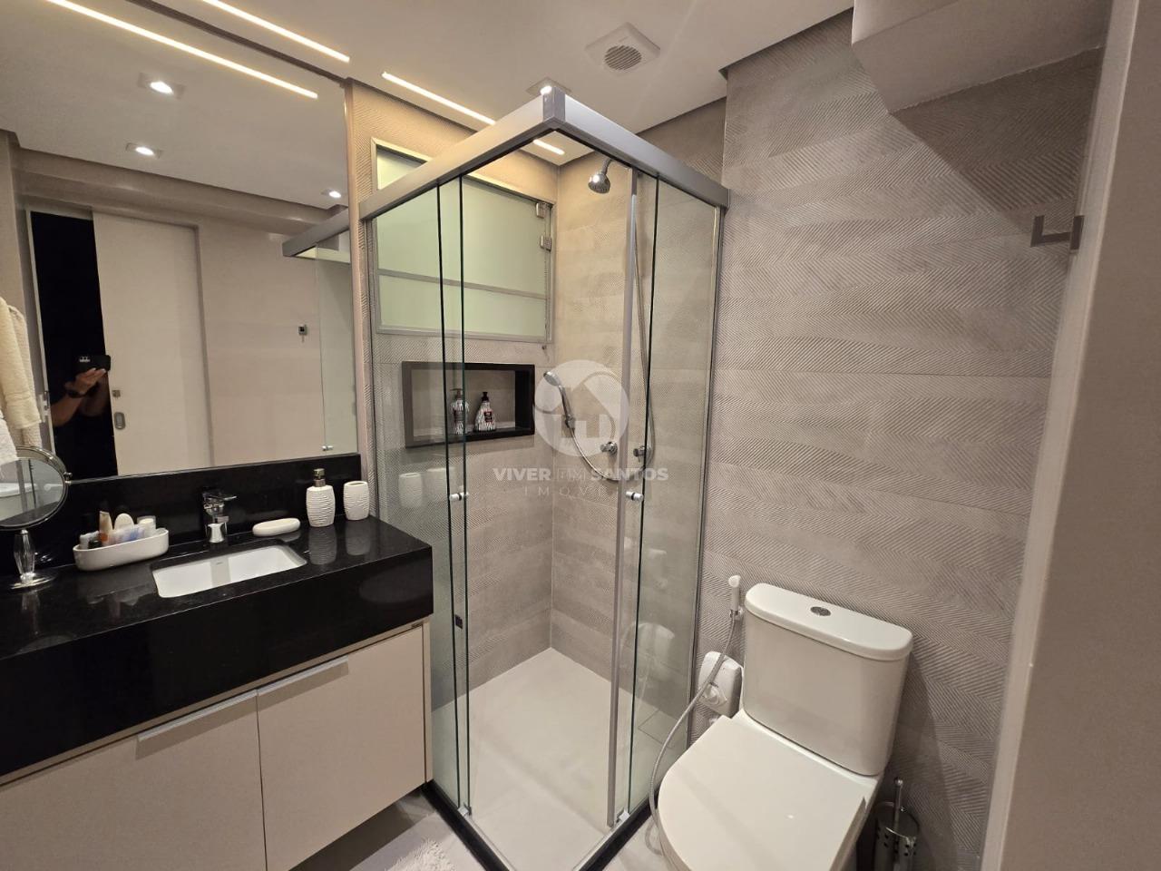Apartamento à venda, 1 quarto, 1 suíte, 1 vaga, Boqueirão - Santos/SP em Boqueirão, Santos — foto 13