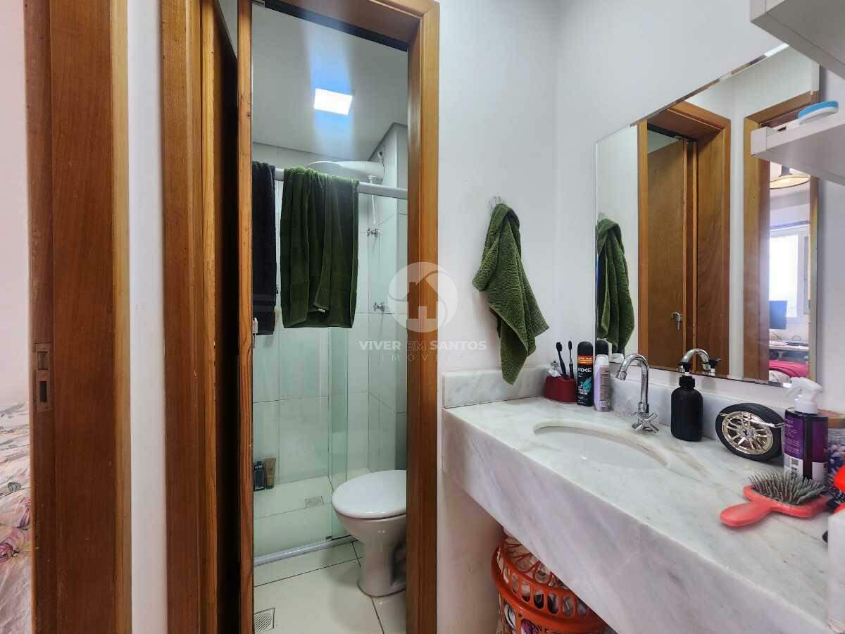 Apartamento de 1 dormitório com lazer em Macuco, Santos — foto 6