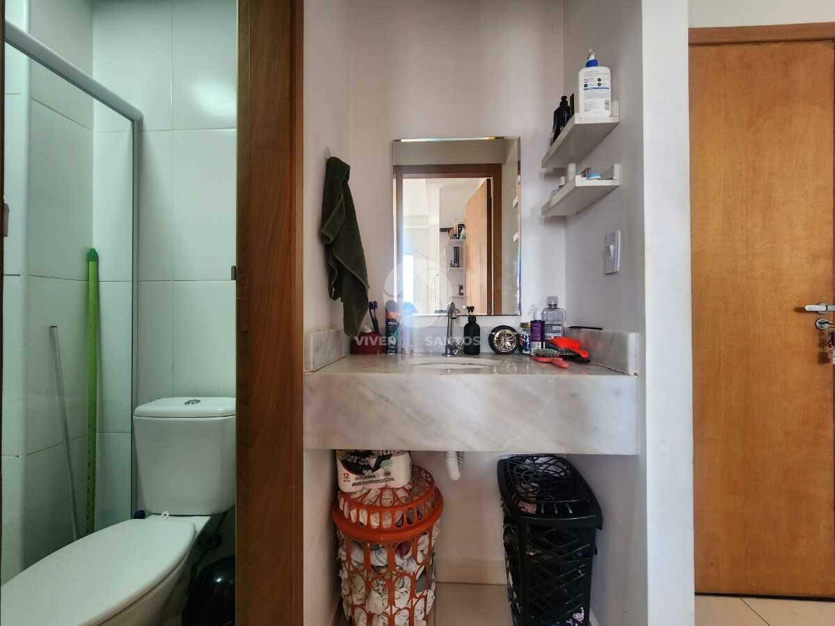 Apartamento de 1 dormitório com lazer em Macuco, Santos — foto 8