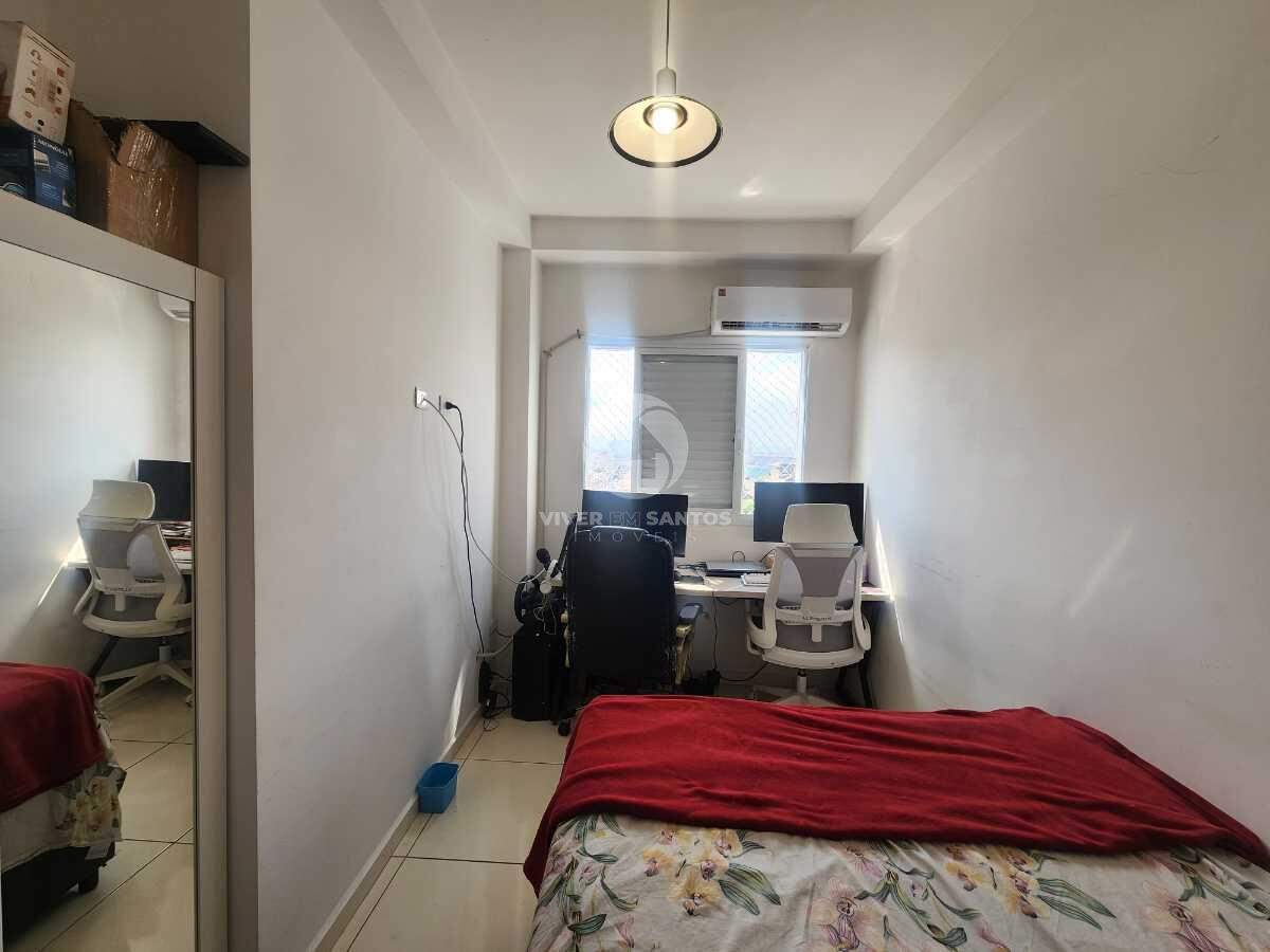 Apartamento de 1 dormitório com lazer em Macuco, Santos — foto 3