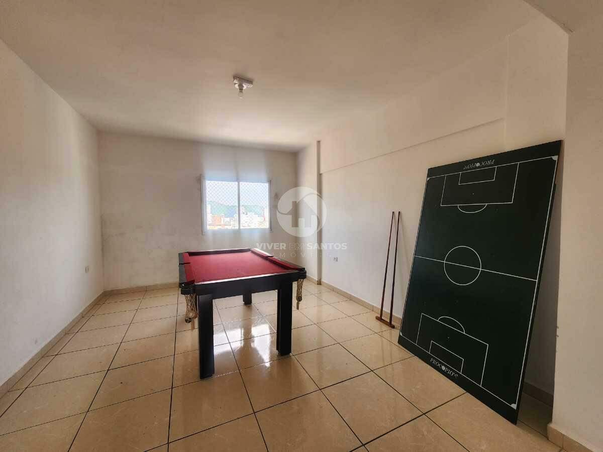 Apartamento de 1 dormitório com lazer em Macuco, Santos — foto 13
