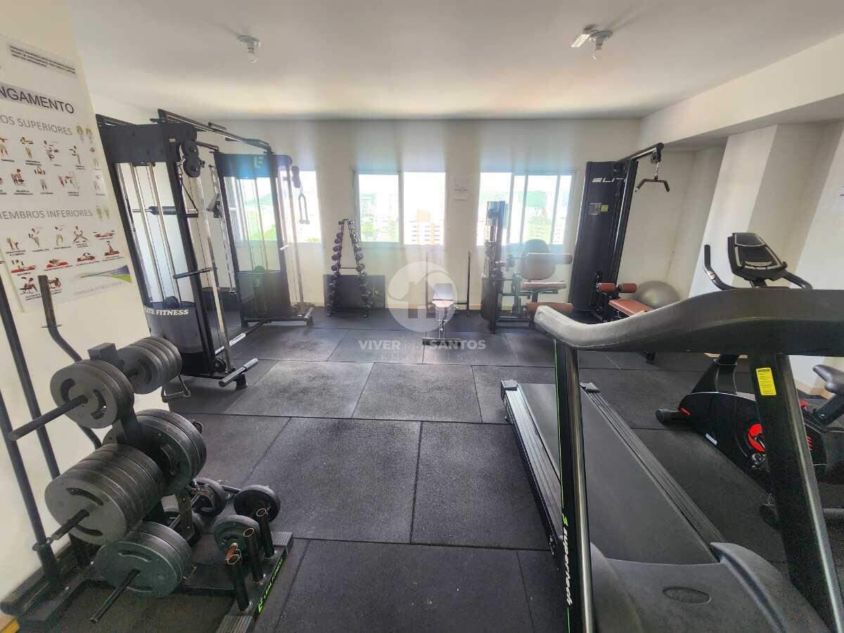Apartamento de 1 dormitório com lazer em Macuco, Santos — foto 12