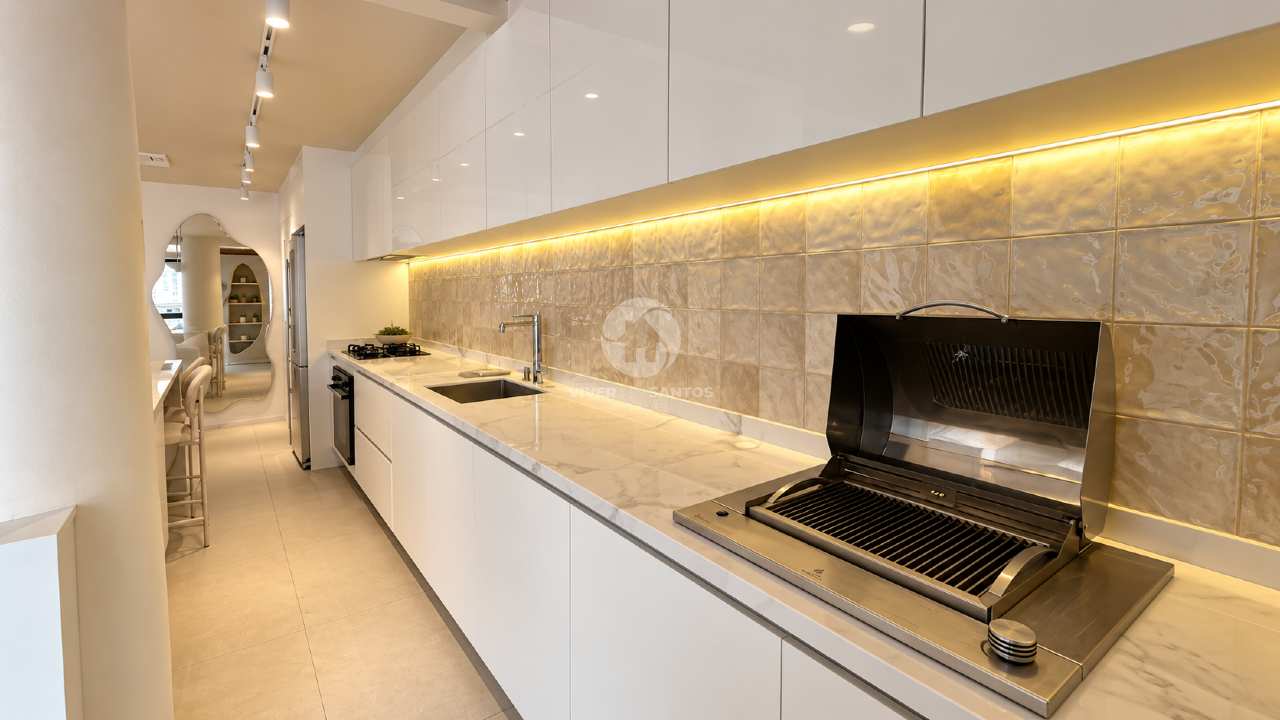 ALTO PADRÃO NO BOQUEIRÃO | 2 DORMITÓRIOS, SUÍTE COM CLOSET E LAZER COMPLETO em Boqueirão, Santos — foto 4