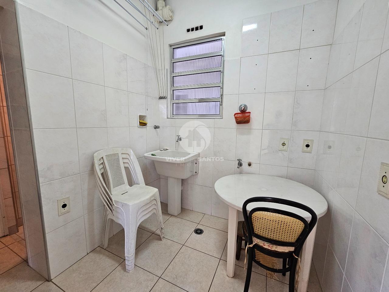 Apartamento de 3 Dormitórios em prédio de frente pro mar no Boqueirão em Boqueirão, Santos — foto 29