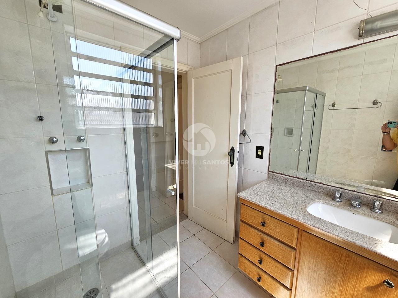 Apartamento de 3 Dormitórios em prédio de frente pro mar no Boqueirão em Boqueirão, Santos — foto 18