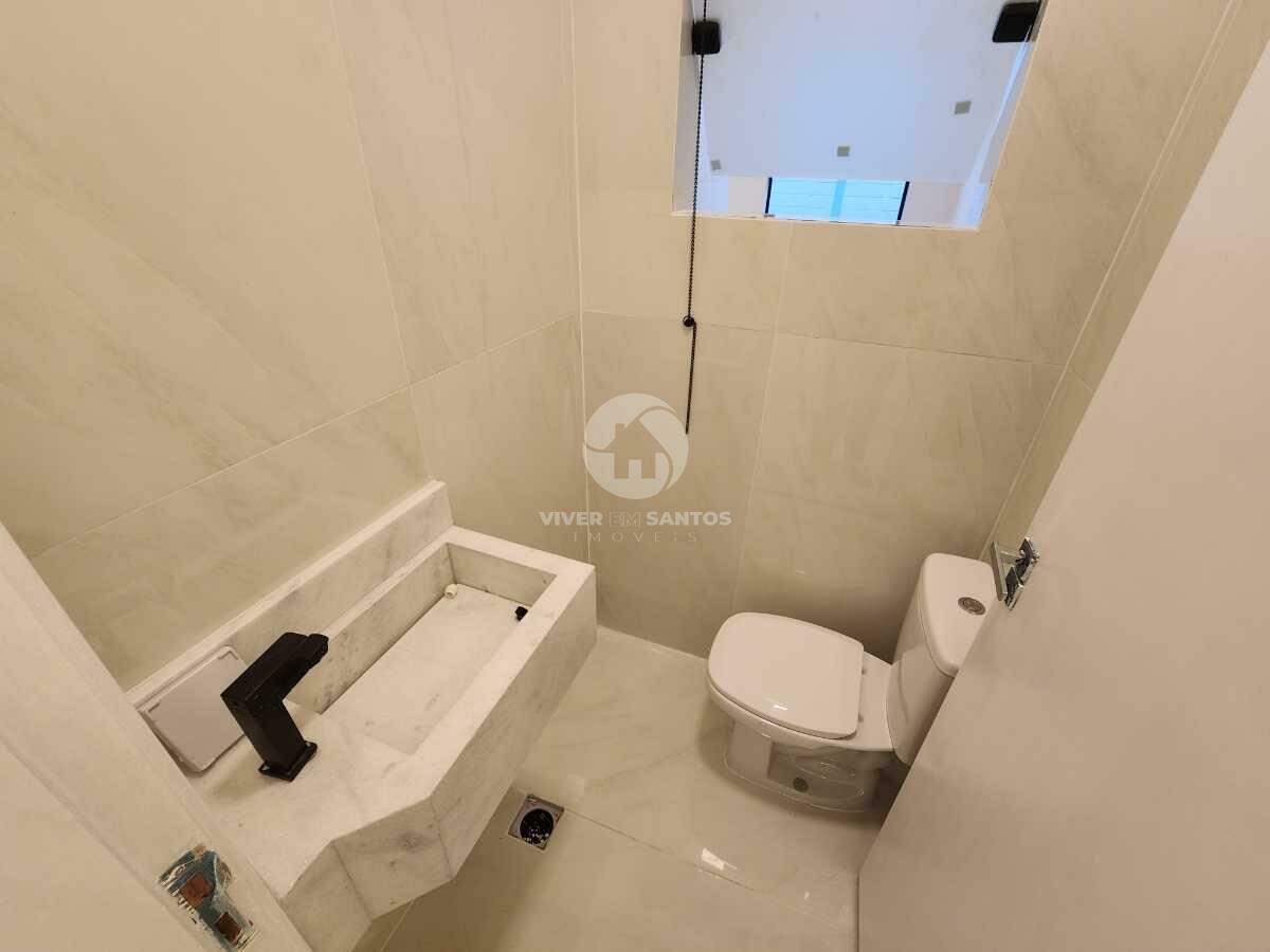 Casa nova com 3 dormitórios no Marapé em Marapé, Santos — foto 7