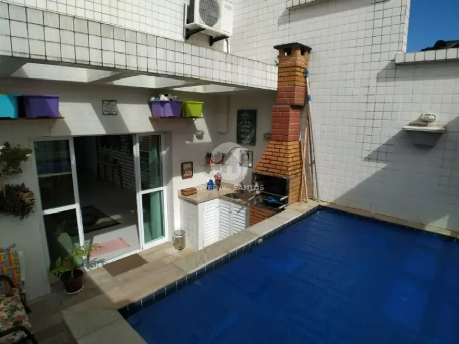 Cobertura duplex com 3 quartos e piscina no Marapé em Marapé, Santos — foto 2