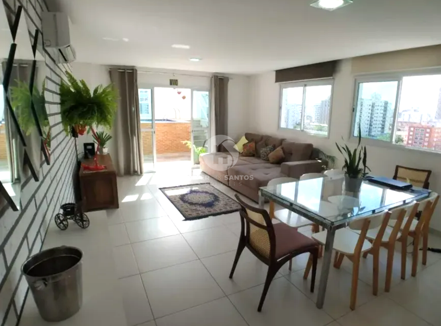 Cobertura duplex com 3 quartos e piscina no Marapé em Marapé, Santos — foto 5