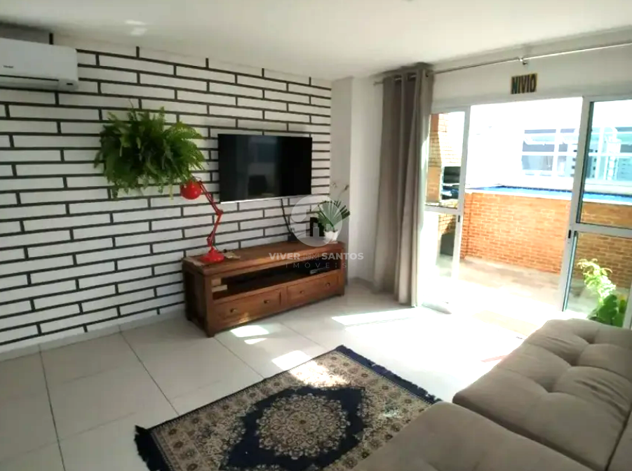 Cobertura duplex com 3 quartos e piscina no Marapé em Marapé, Santos — foto 4