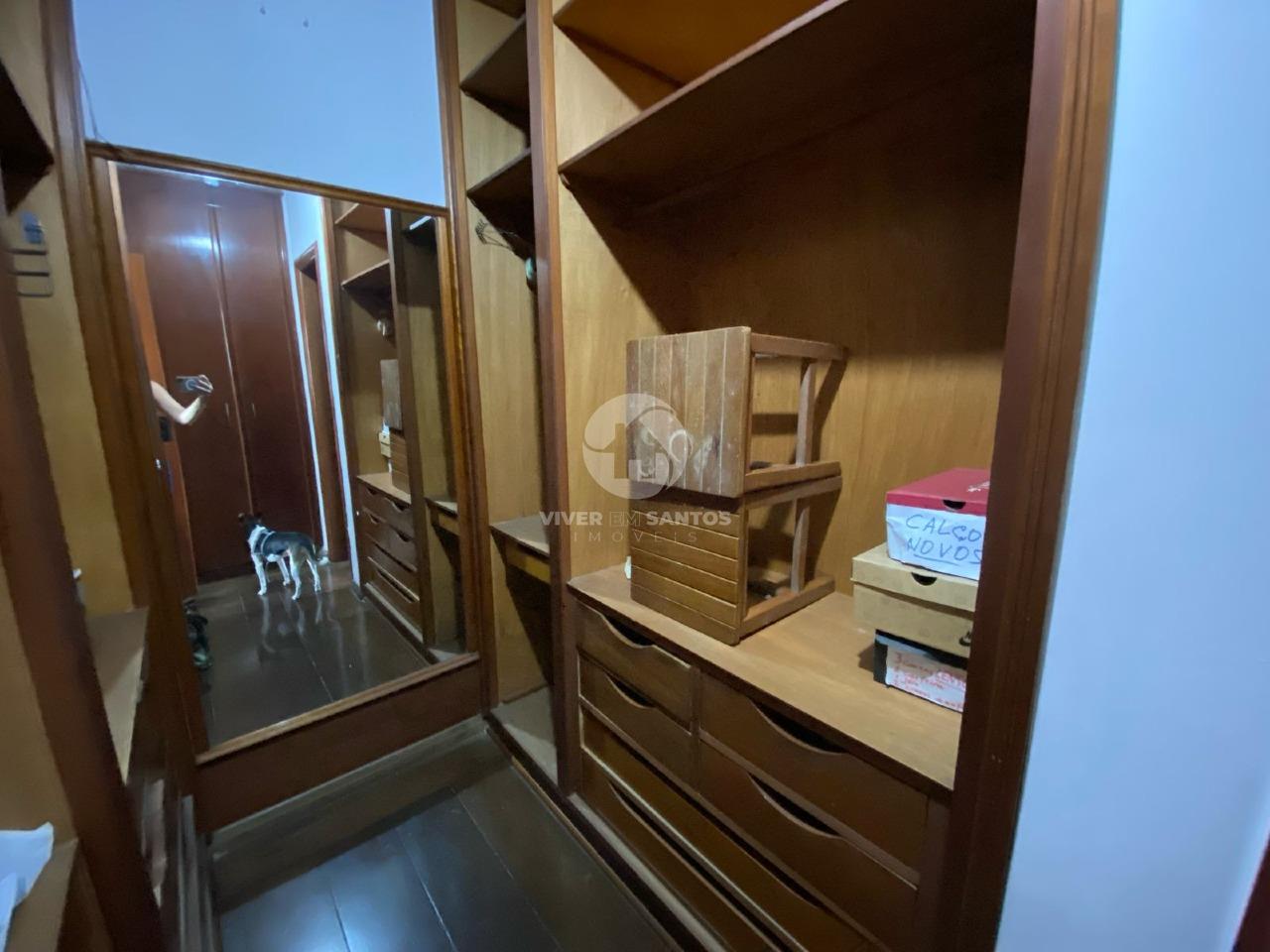 Apartamento com 4 suítes e três vagas demarcadas a três quadras da praia no Boqueirão em Boqueirão, Santos — foto 13