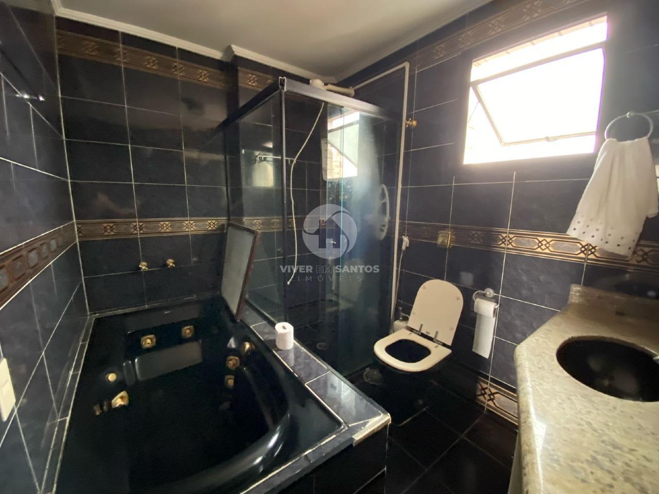 Apartamento com 4 suítes e três vagas demarcadas a três quadras da praia no Boqueirão em Boqueirão, Santos — foto 19