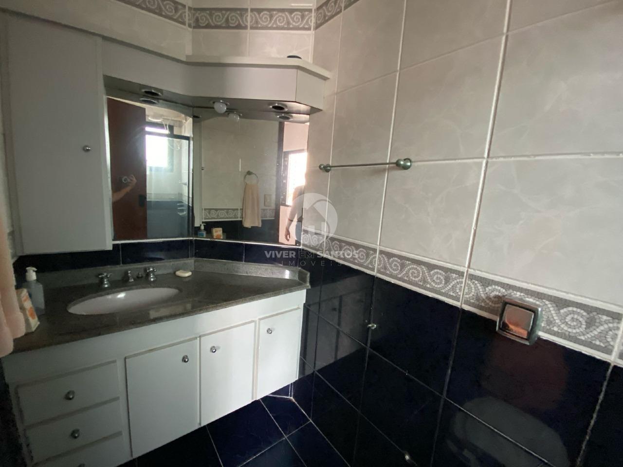Apartamento com 4 suítes e três vagas demarcadas a três quadras da praia no Boqueirão em Boqueirão, Santos — foto 16