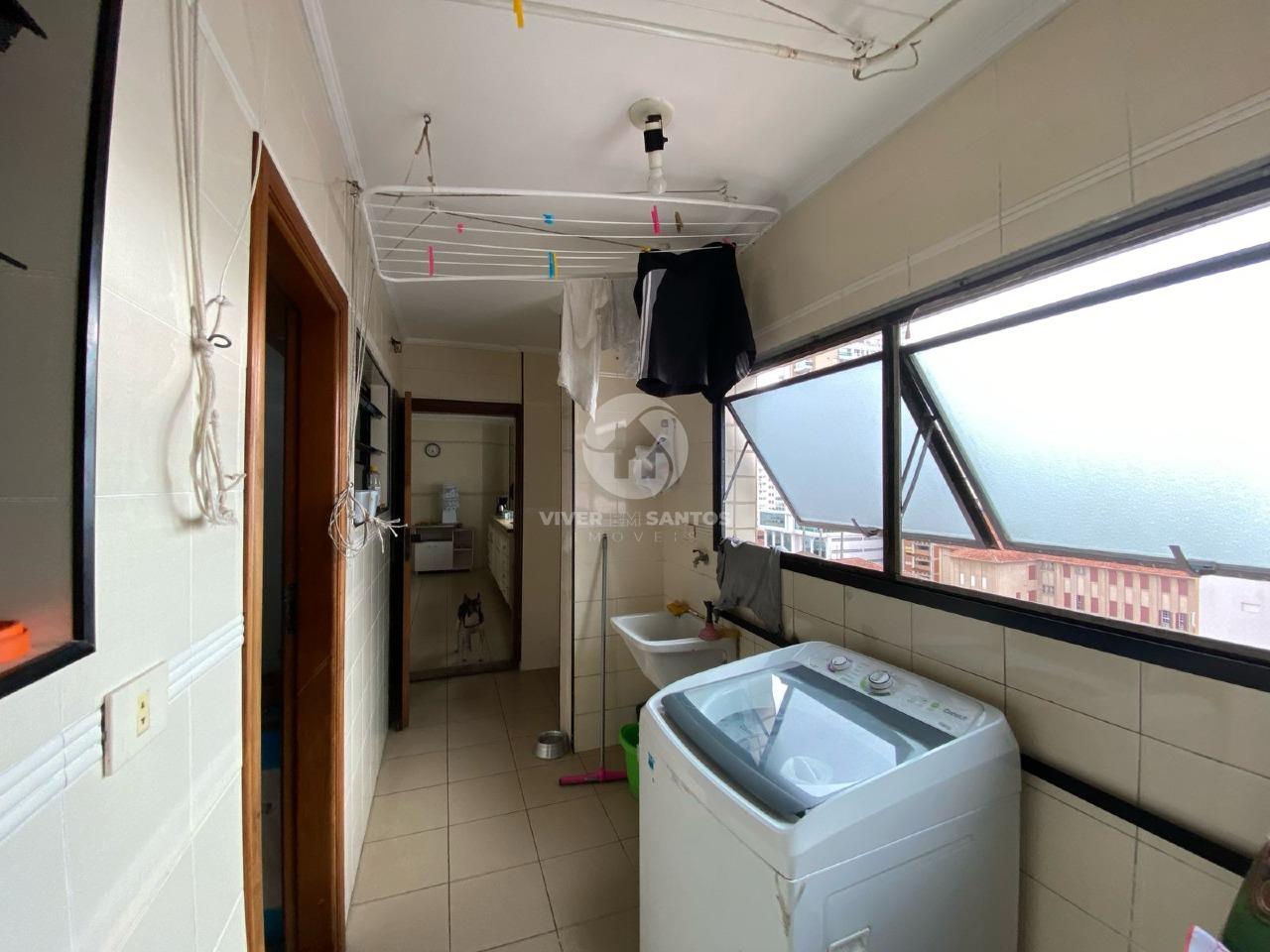 Apartamento com 4 suítes e três vagas demarcadas a três quadras da praia no Boqueirão em Boqueirão, Santos — foto 14