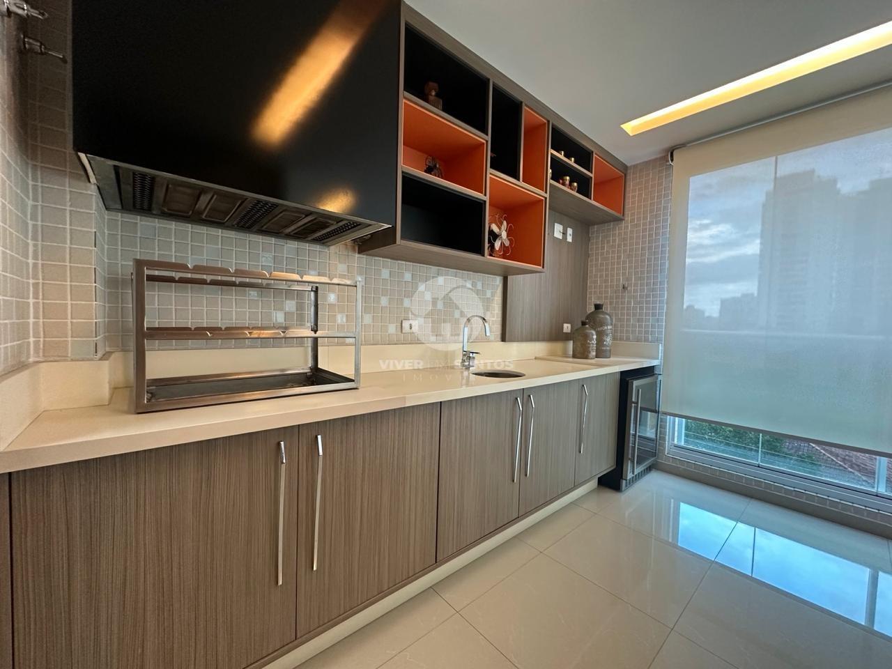Apartamento à venda, 4 quartos, 4 suítes, 3 vagas, Embaré - Santos/SP em Embaré, Santos — foto 6