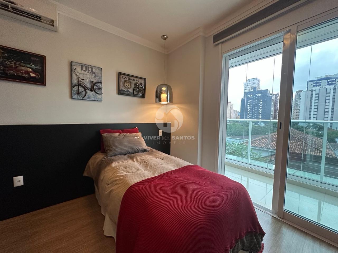 Apartamento à venda, 4 quartos, 4 suítes, 3 vagas, Embaré - Santos/SP em Embaré, Santos — foto 14