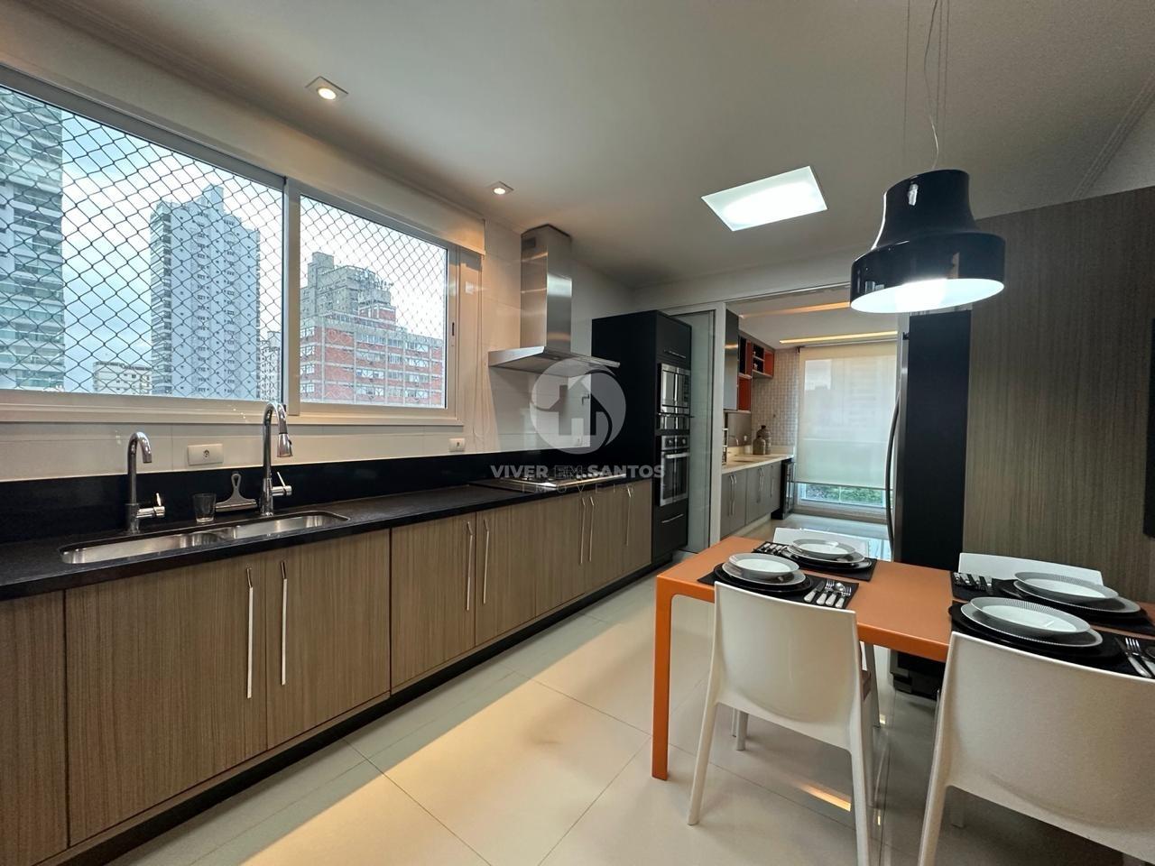 Apartamento à venda, 4 quartos, 4 suítes, 3 vagas, Embaré - Santos/SP em Embaré, Santos — foto 3