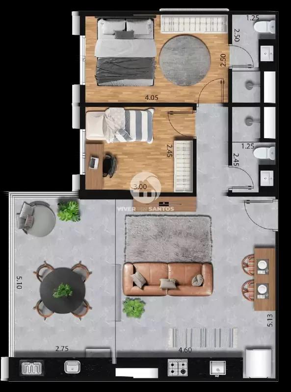 RESIDENCIAL PUERTO ORQUIDÁRIO – VIVA O MELHOR DO JOSÉ MENINO em José Menino, Santos — foto 19