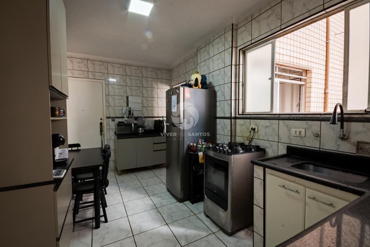 Apartamento 2 dormitórios com 2 banheiros, elevador no Embare em Boqueirão, Santos — foto 16