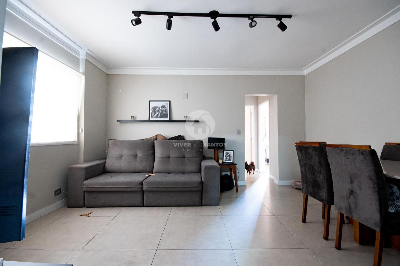 Apartamento 2 dormitórios com 2 banheiros, elevador no Embare em Boqueirão, Santos — foto 2