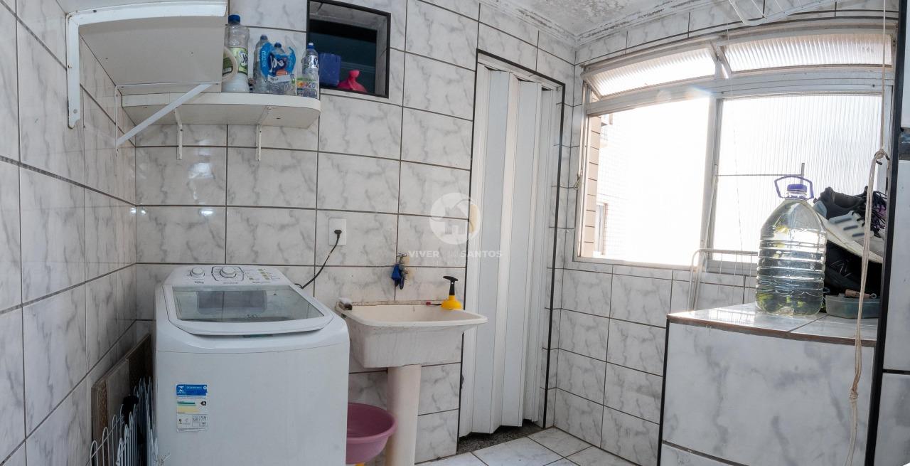 Apartamento 2 dormitórios com 2 banheiros, elevador no Embare em Boqueirão, Santos — foto 18