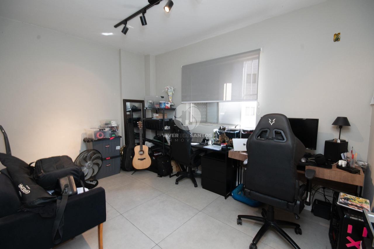 Apartamento 2 dormitórios com 2 banheiros, elevador no Embare em Boqueirão, Santos — foto 5
