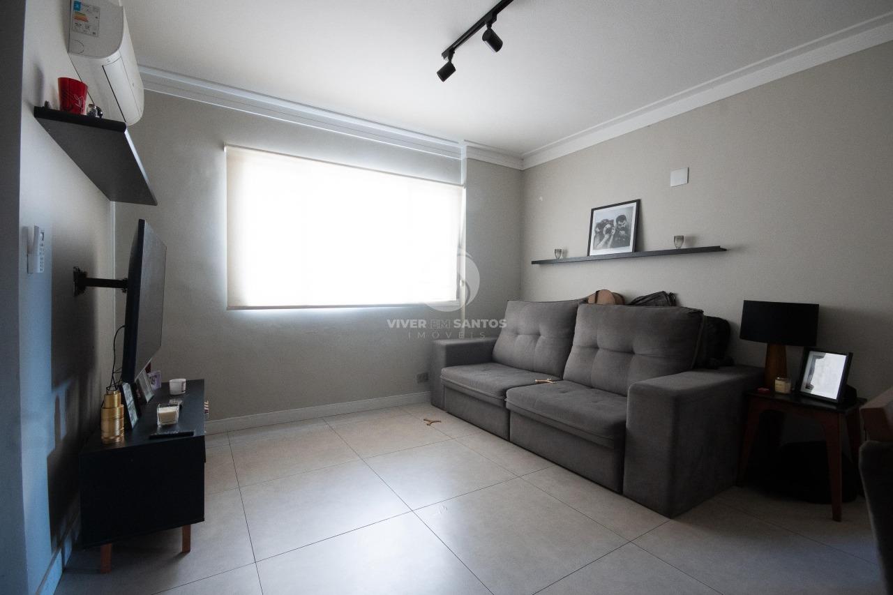Apartamento 2 dormitórios com 2 banheiros, elevador no Embare em Boqueirão, Santos — foto 3