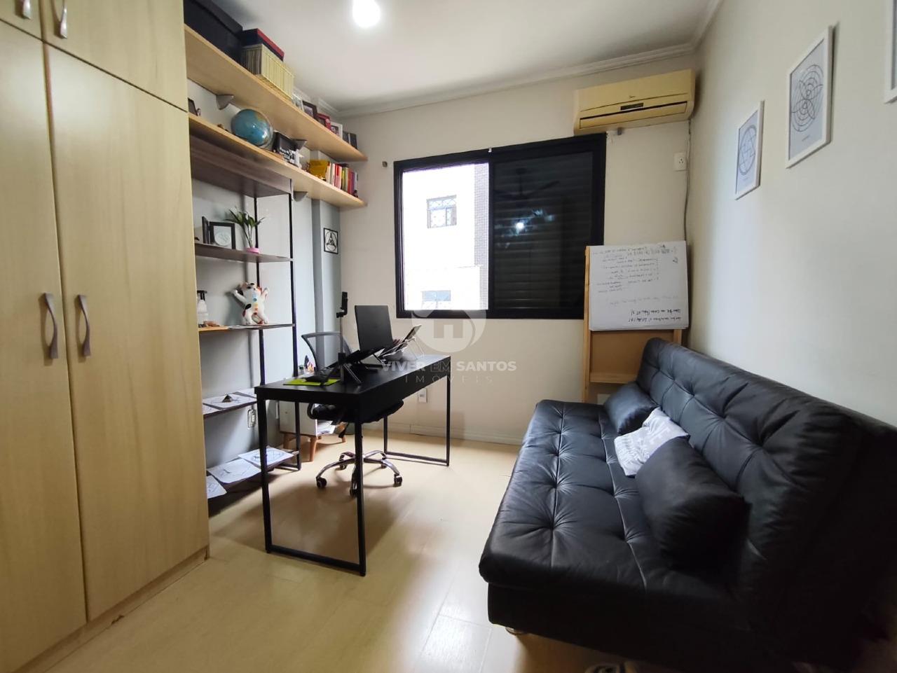 Apartamento 2 Dormitórios, Suíte e Lazer Completo na Ponta da Praia - Santos SP em Ponta da Praia, Santos — foto 14