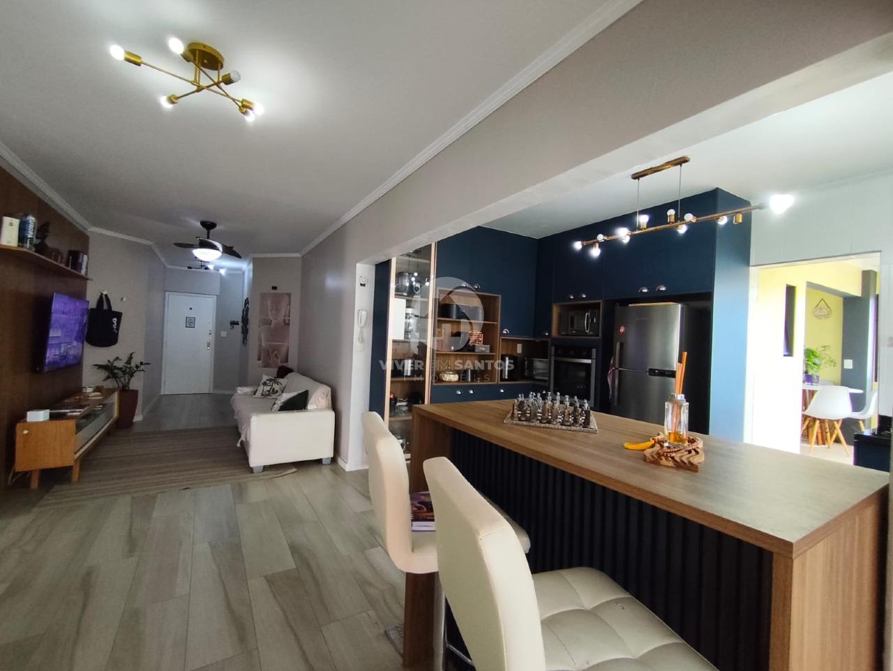 Apartamento 2 Dormitórios, Suíte e Lazer Completo na Ponta da Praia - Santos SP em Ponta da Praia, Santos — foto 7