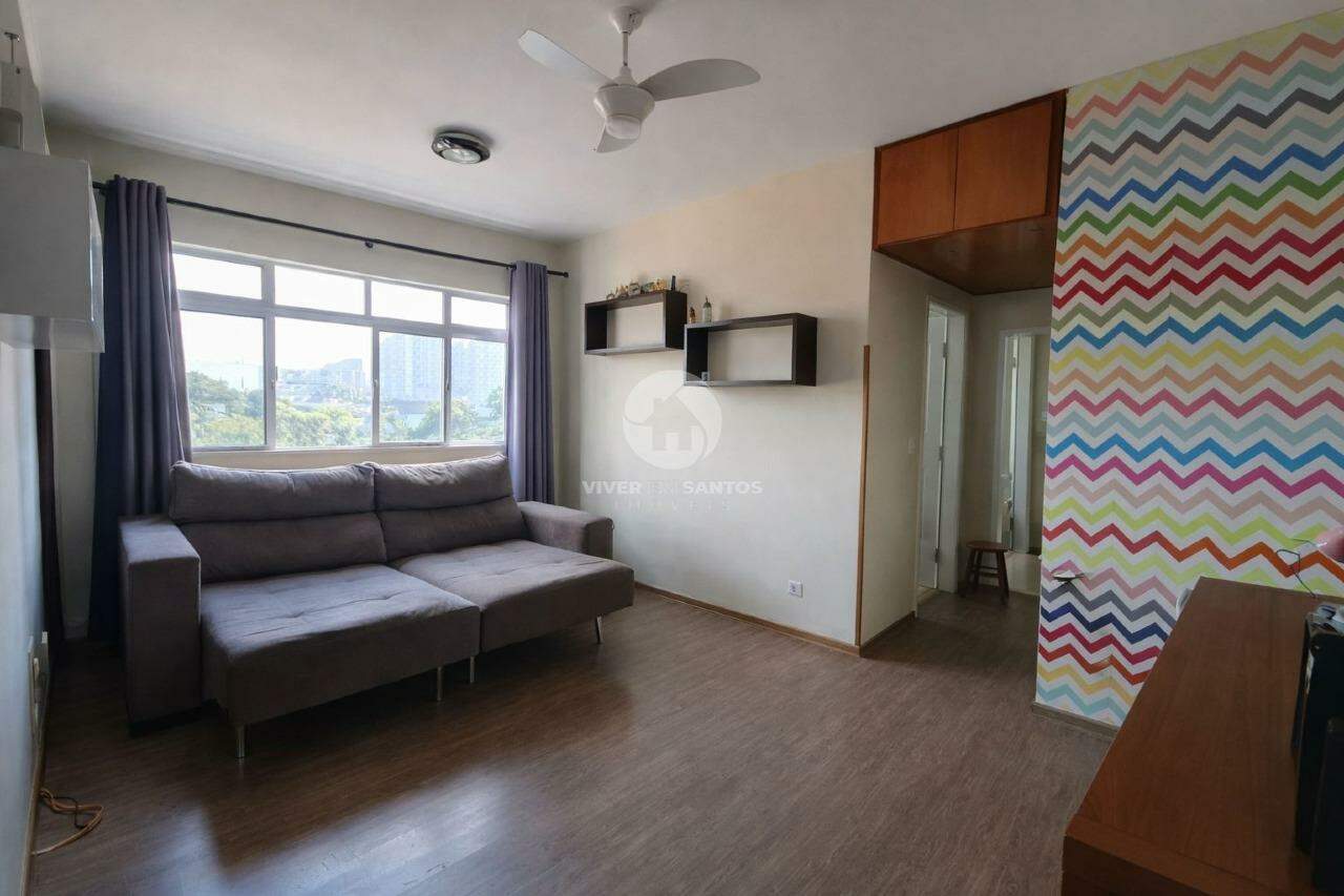 Apartamento 2 Dormitórios na Av. Conselheiro Nébias – Sala Ampla, Elevador e Garagem | Encruzilhada em Encruzilhada, Santos — foto 3