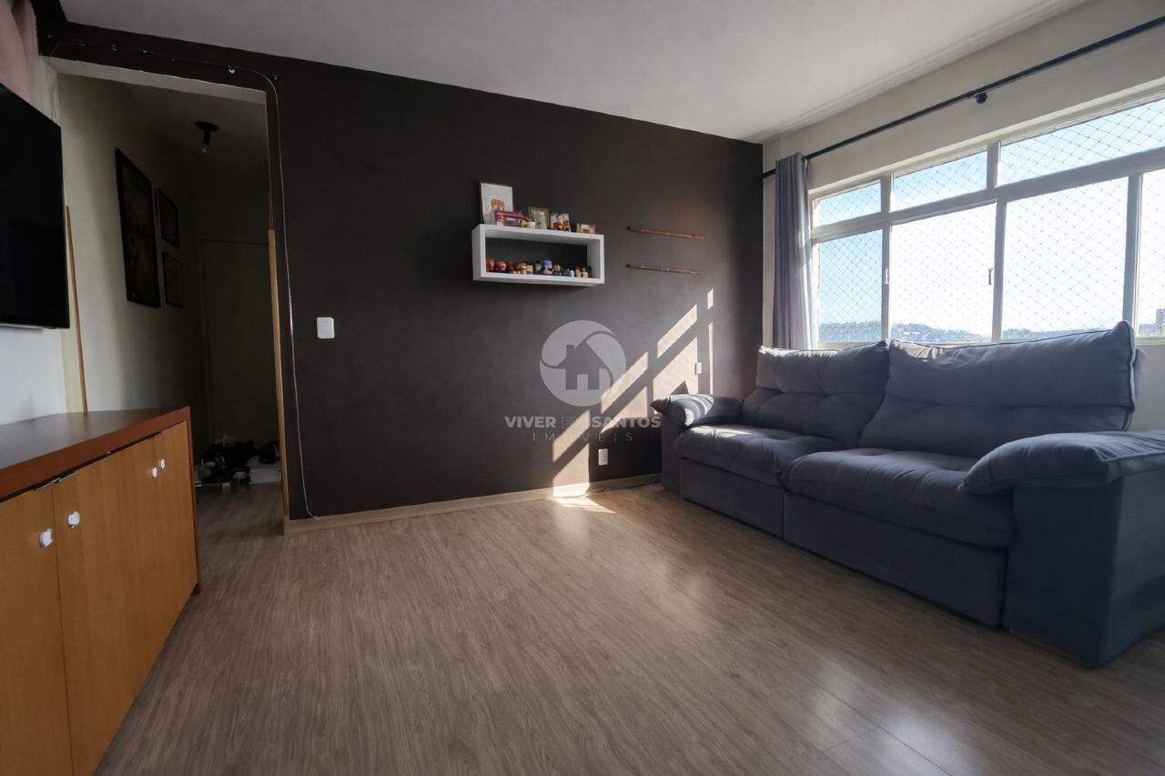 Apartamento 2 Dormitórios na Av. Conselheiro Nébias – Sala Ampla, Elevador e Garagem | Encruzilhada em Encruzilhada, Santos — foto 2