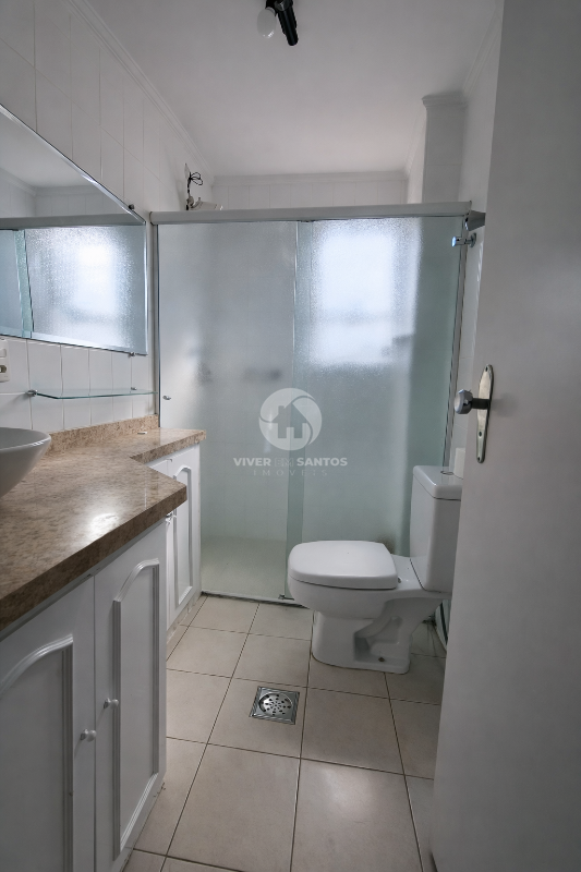 Apartamento 2 Dormitórios na Av. Conselheiro Nébias – Sala Ampla, Elevador e Garagem | Encruzilhada em Encruzilhada, Santos — foto 9