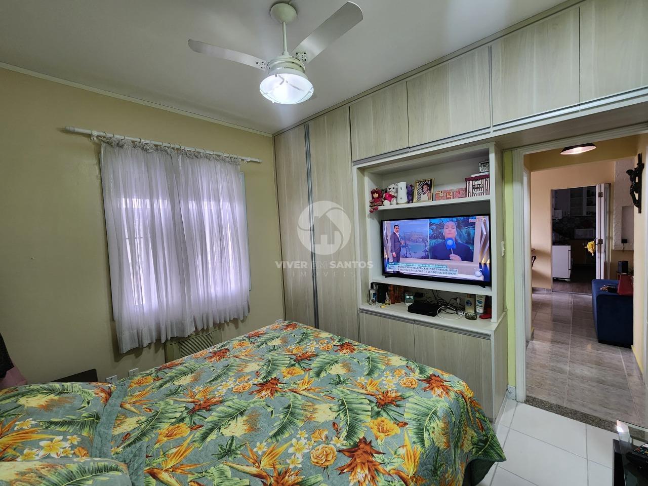 2 dormitórios com dependência próximo ao canal 6 em Ponta da Praia, Santos — foto 7