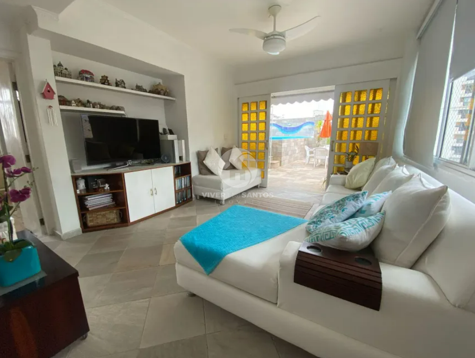 Cobertura duplex com 3 quartos e piscina no José Menino em Santos em José Menino, Santos — foto 10