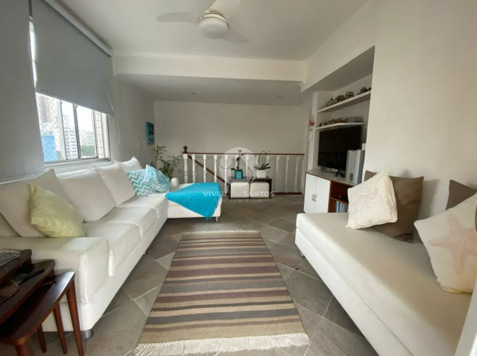 Cobertura duplex com 3 quartos e piscina no José Menino em Santos em José Menino, Santos — foto 9