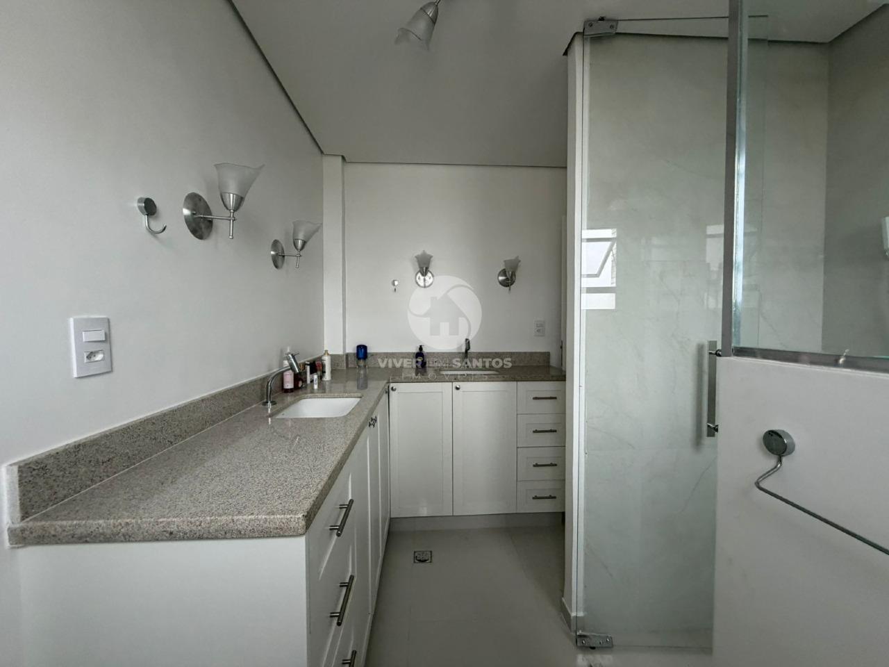 Cobertura 3 Suítes, Piscina Privativa, Churrasqueira e Vista Panorâmica Próxima à Praia – Santos/SP em Ponta da Praia, Santos — foto 9