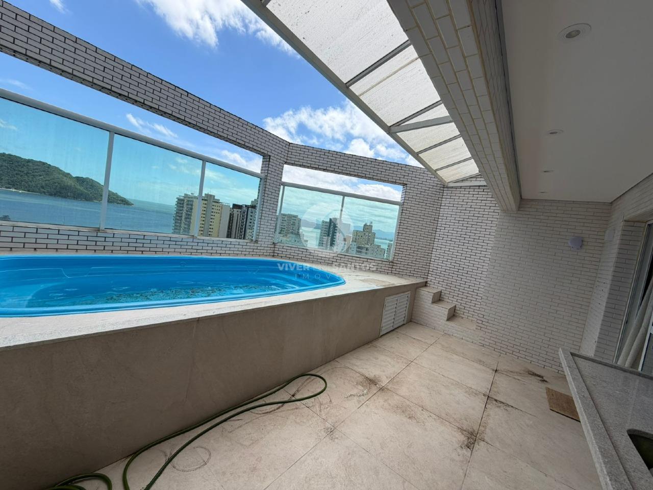 Cobertura 3 Suítes, Piscina Privativa, Churrasqueira e Vista Panorâmica Próxima à Praia – Santos/SP em Ponta da Praia, Santos — foto 28