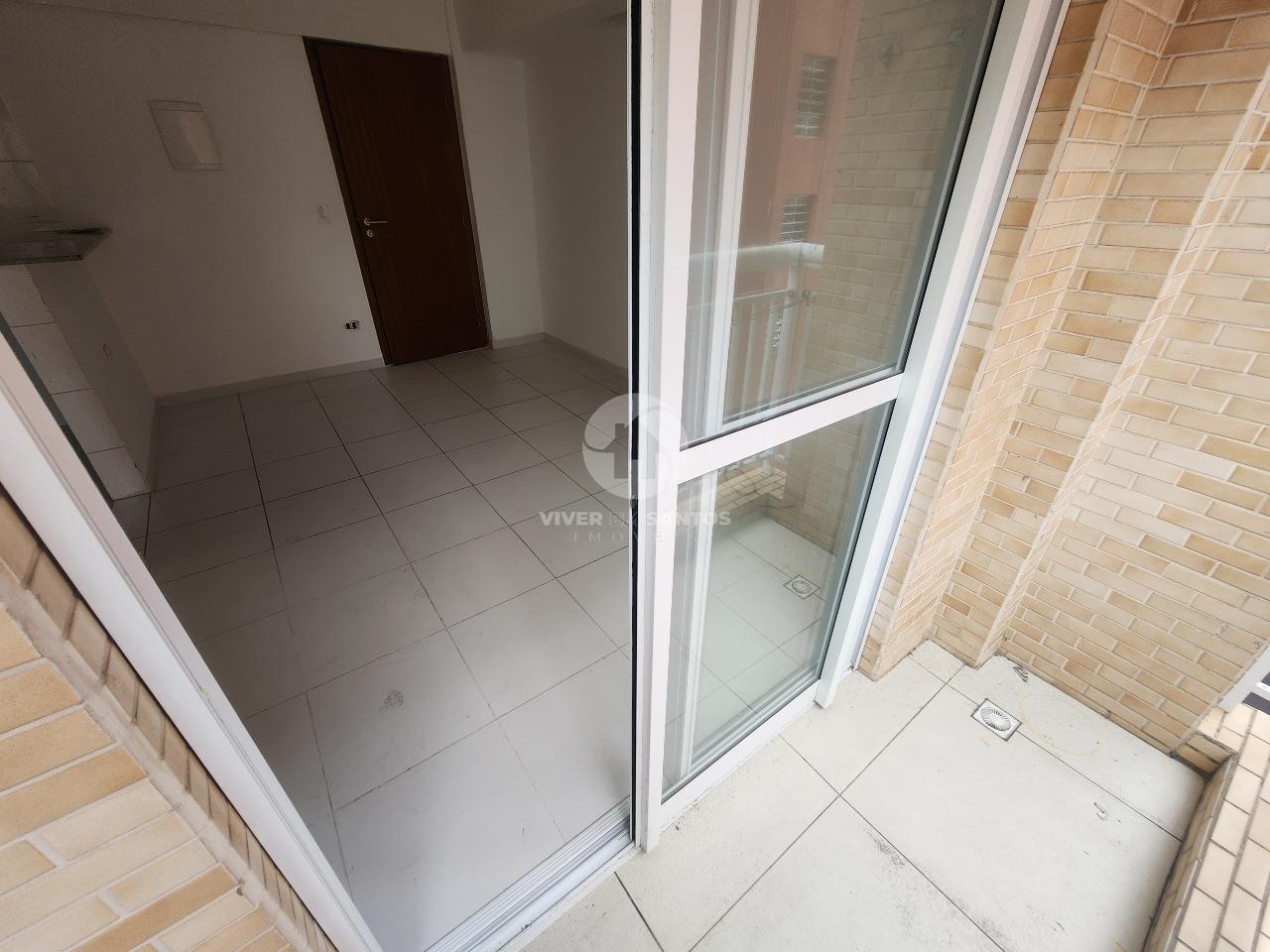 Apartamento com 1 dormitório, varanda e lazer completo no José Menino – Santos em José Menino, Santos — foto 2