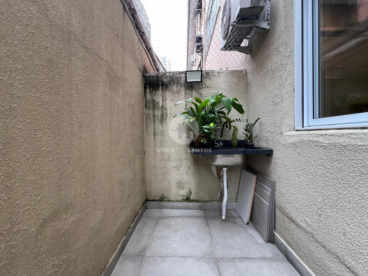 Apartamento Térreo Reformado com Quintal Charmoso no Coração do Boqueirão! em Boqueirão, Santos — foto 21
