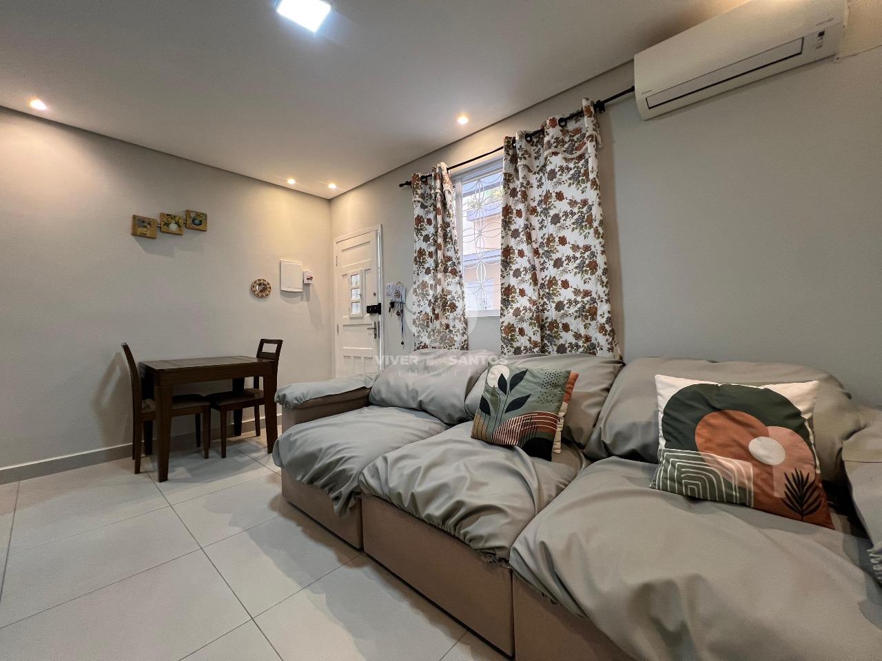 Apartamento Térreo Reformado com Quintal Charmoso no Coração do Boqueirão! em Boqueirão, Santos — foto 3