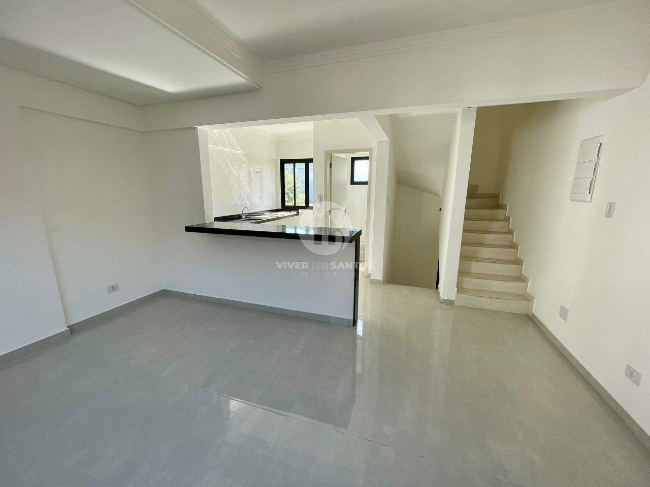 Lindas Casas em Villagio com 2 dormitórios (2 suítes) – Novas – à Venda – Macuco – Santos SP em Macuco, Santos — foto 2