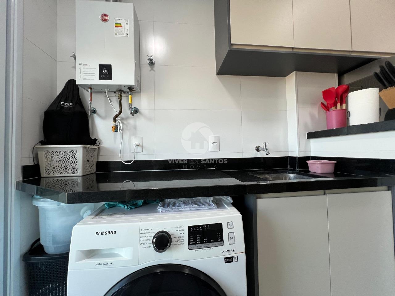 Apartamento 2 dormitorios, 1 suíte, 1 vaga demarcada. em Ponta da Praia, Santos — foto 11