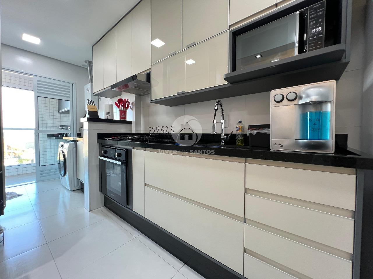 Apartamento 2 dormitorios, 1 suíte, 1 vaga demarcada. em Ponta da Praia, Santos — foto 10