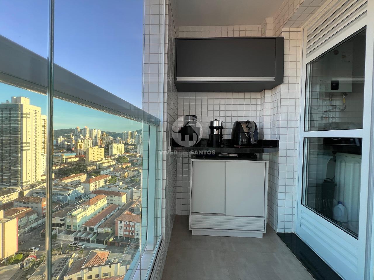Apartamento 2 dormitorios, 1 suíte, 1 vaga demarcada. em Ponta da Praia, Santos — foto 13