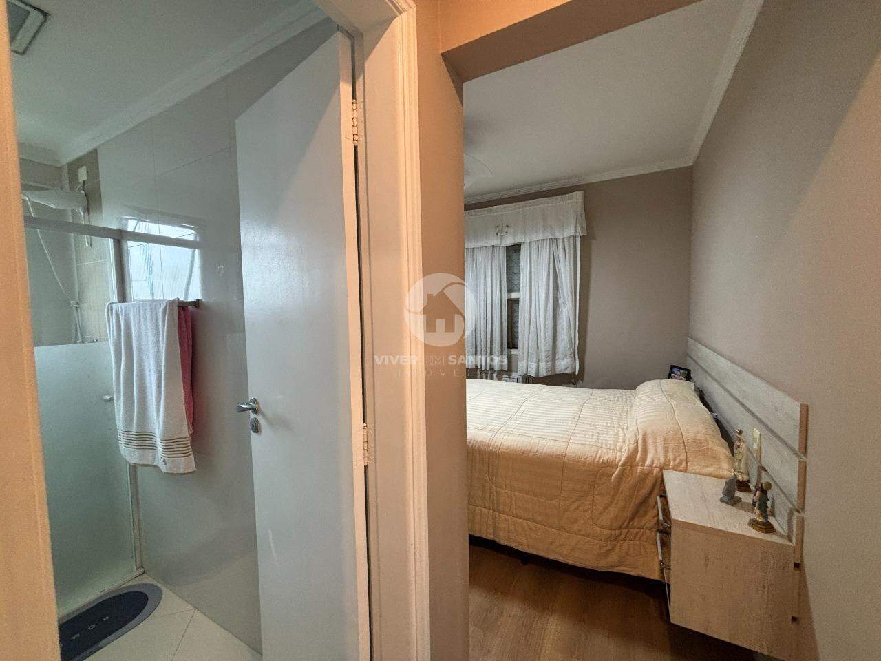 Apartamento em andar alto de 2 dormitórios e dependência de serviço no Marapé - Santos/SP em Marapé, Santos — foto 7