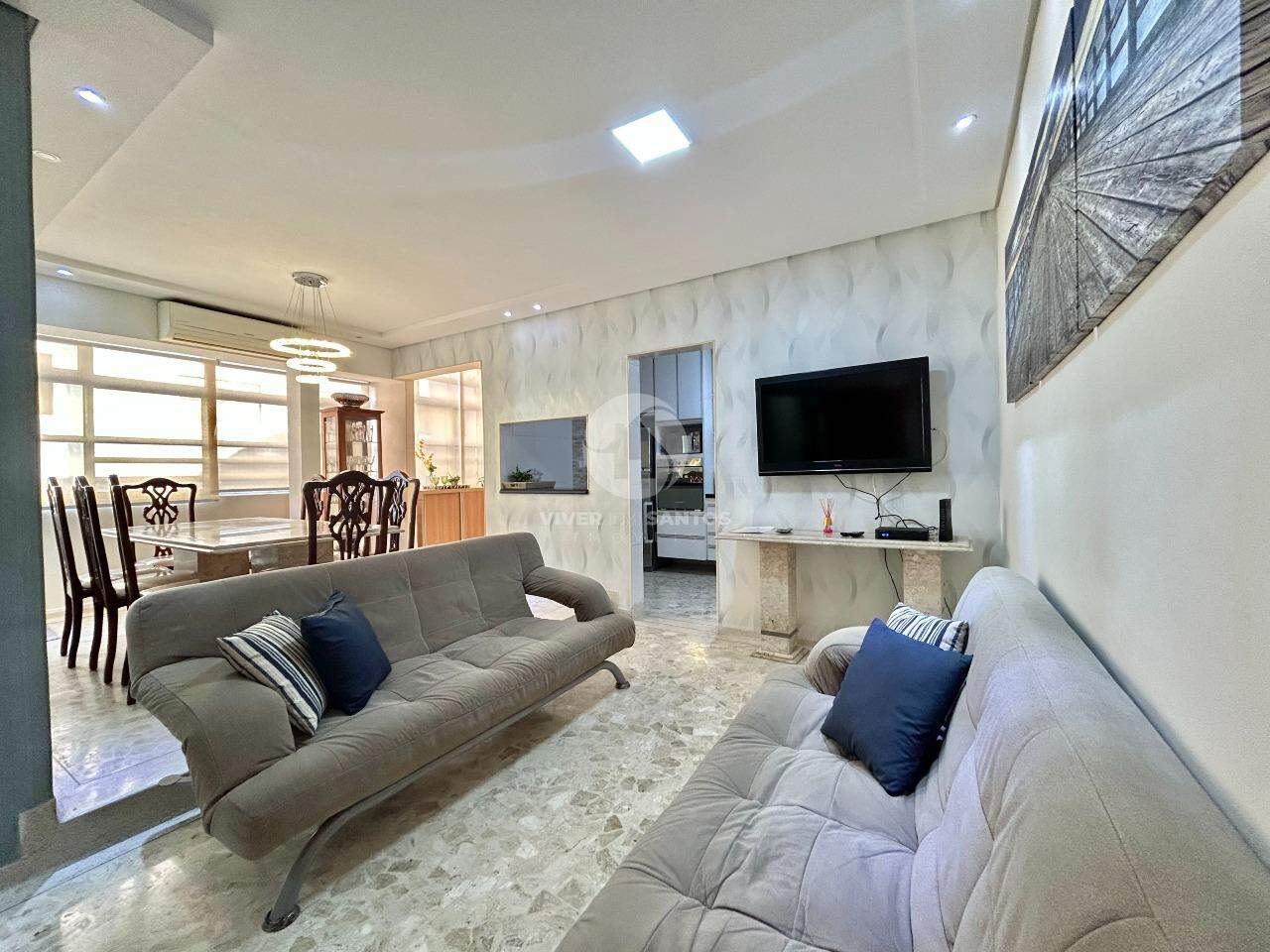 Apartamento espaçoso à venda no bairro da Ponta da Praia. em Ponta da Praia, Santos — foto 2