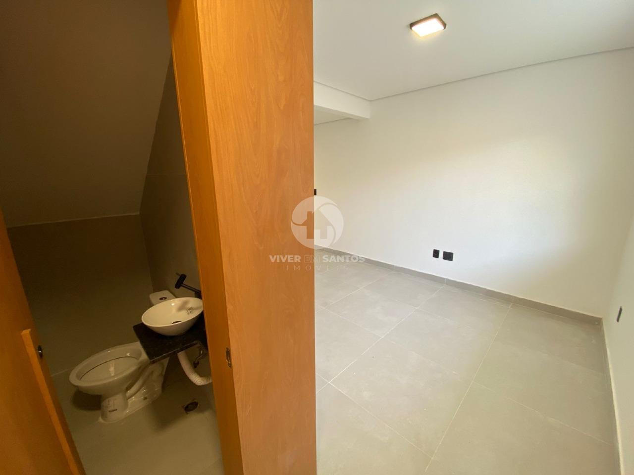 SOBRADO NOVO A VENDA - 02 SUITES em Marapé, Santos — foto 2