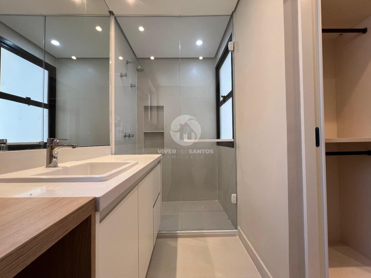 APARTAMETO ALTO PADRÃO/4 SUÍTES/3 CLOSET/4 VAGAS E DEPÓSITO em Boqueirão, Santos — foto 25